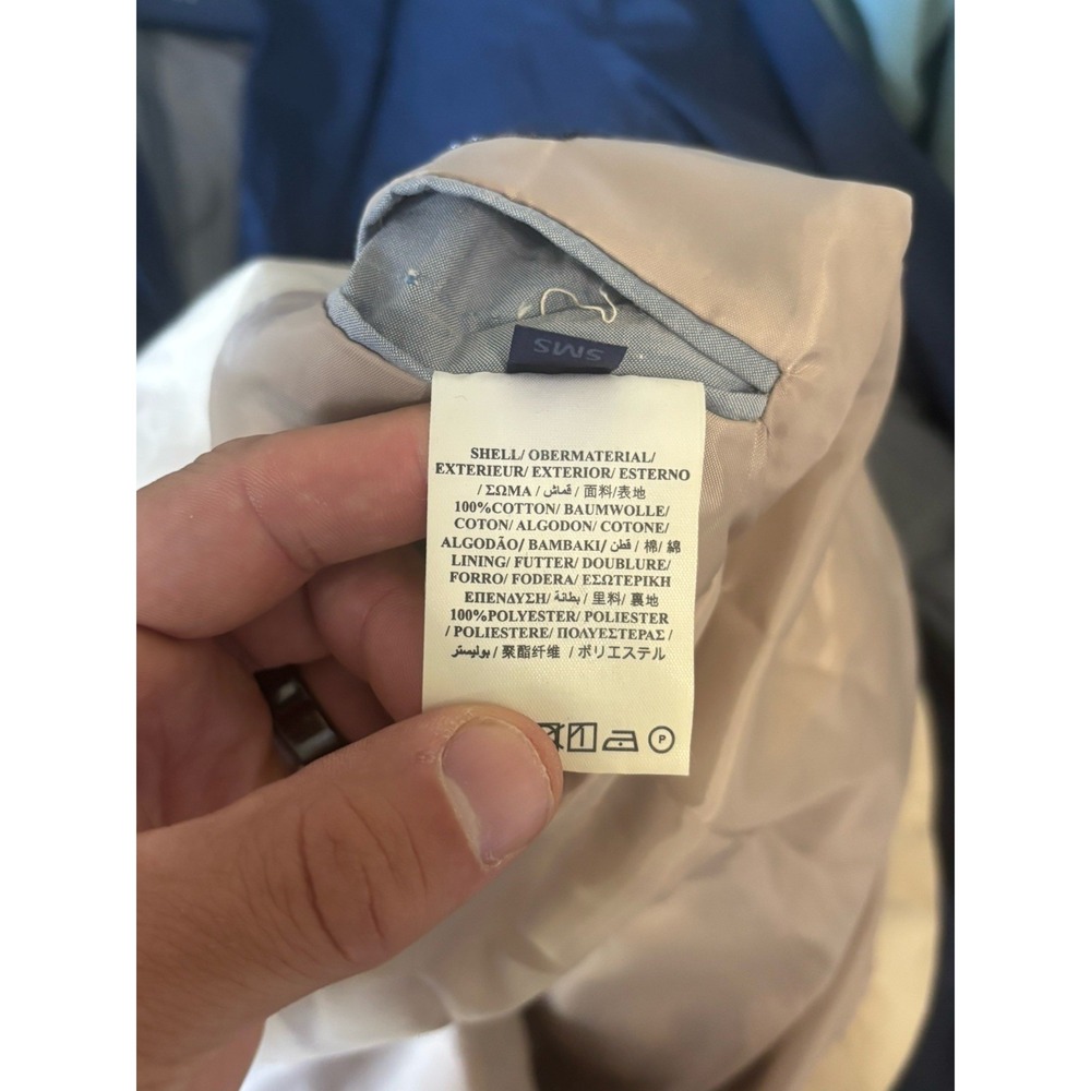 NWT Gant Garment Dyed Beige Weekender Fit Mens 38 Cotton Blazer Sportcoat - Picture 8 of 8